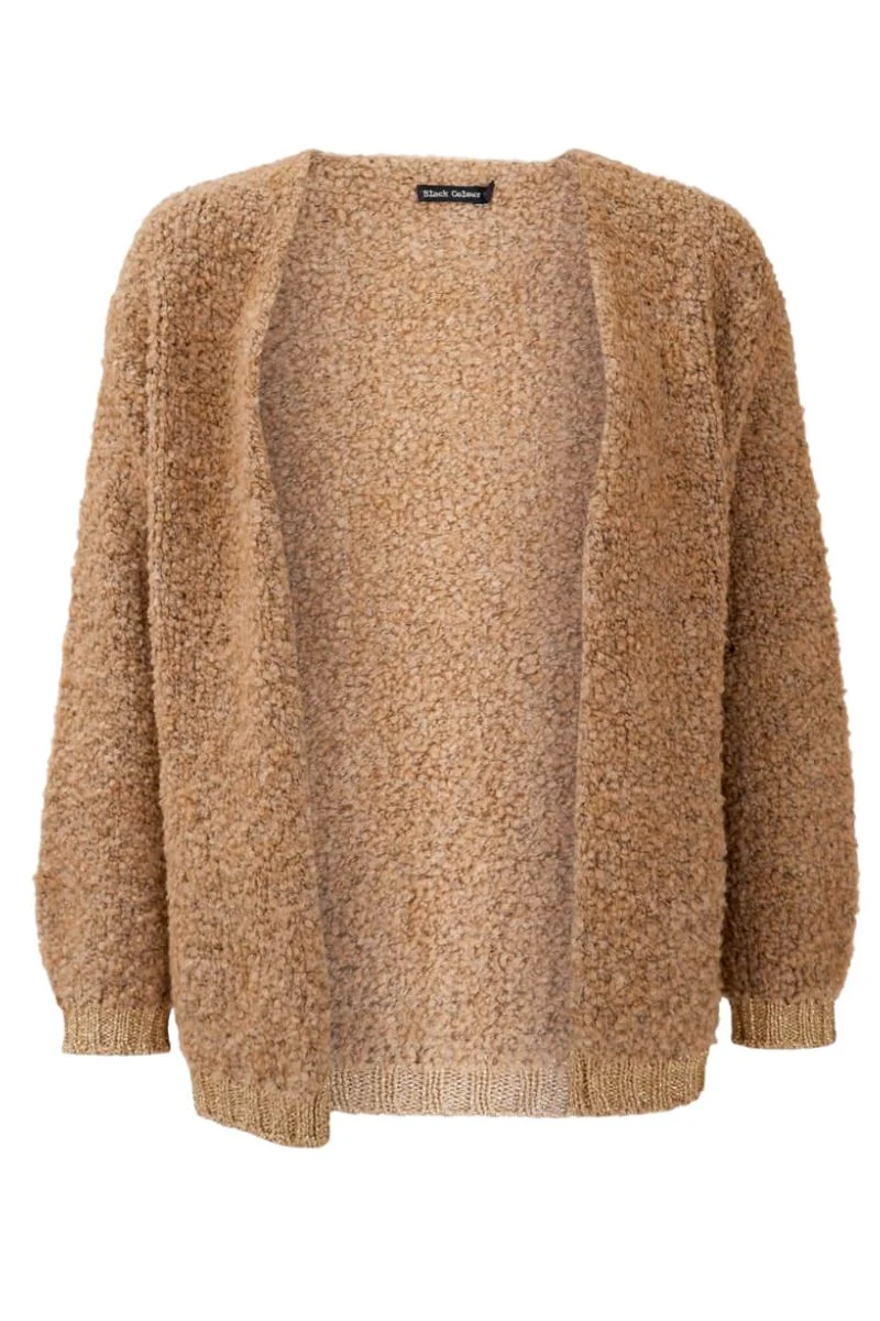 Fia Knit Cardigan | Frappe | Cardigan fra Black Colour - Image 3