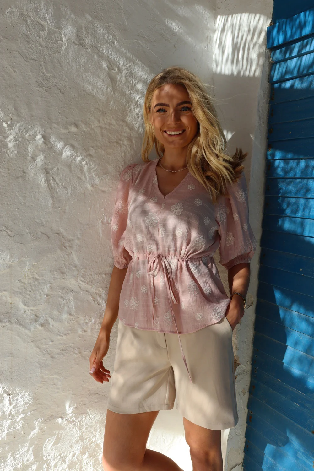Fia Ss Blouse | Rose | Bluse fra Liberté - Image 3