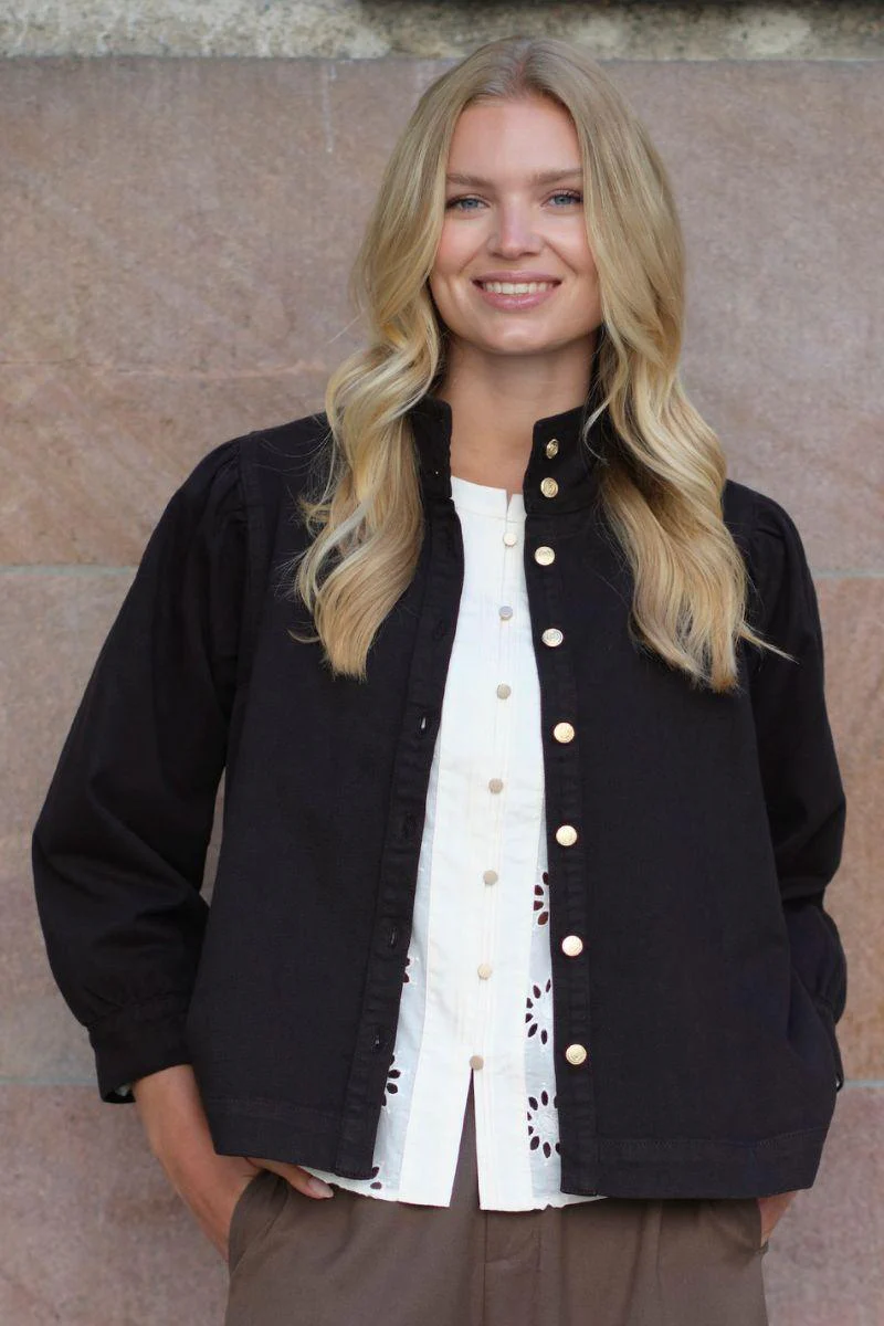Figga Blouse 2810 | Coffee | Bluse fra Prepair