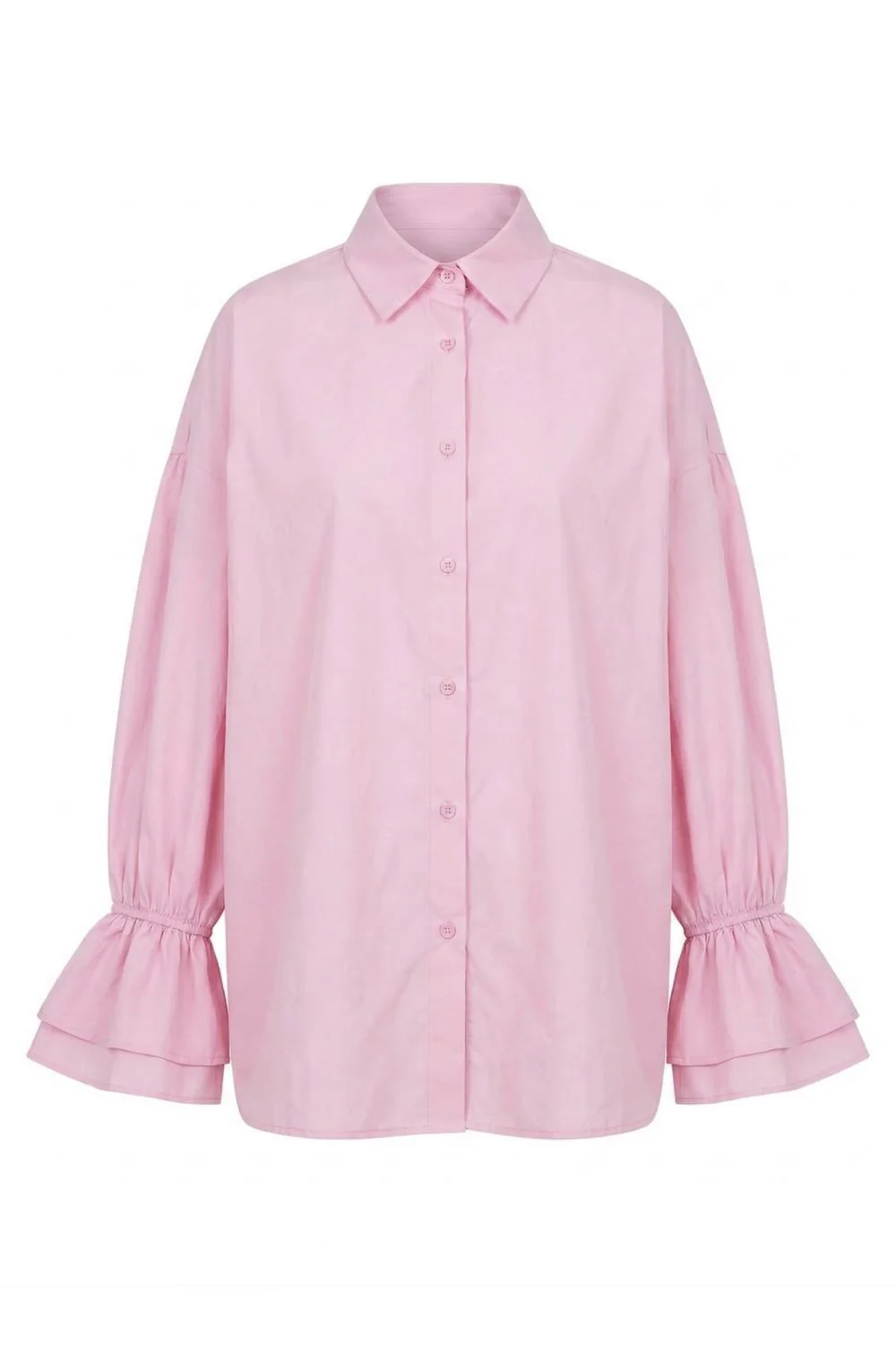 Fiona Floral Sleeve Shirt | Pink | Skjorte fra Avery - Image 2