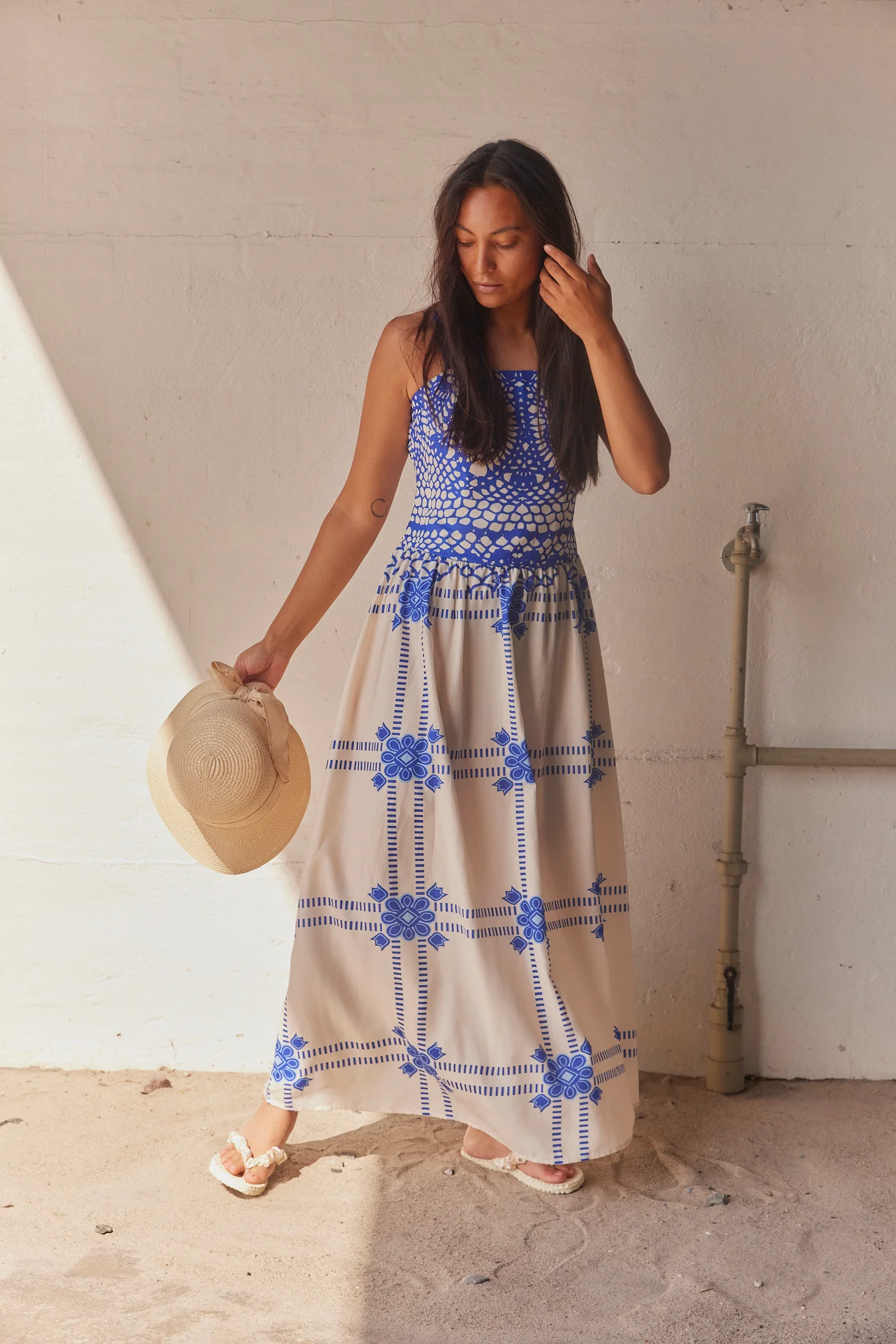 Firenze Cobolt Dress | Blue | Kjole fra Atelier C