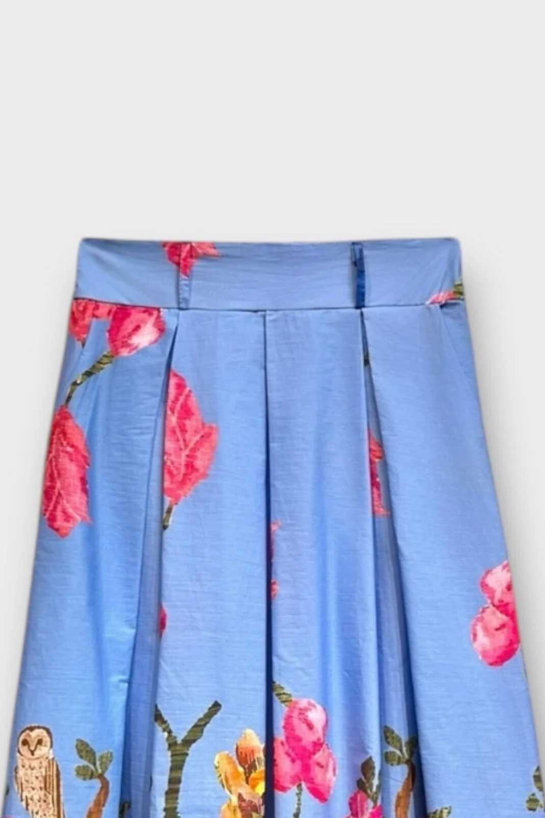 Flaired Flower Skirt | Sky Blue | Nederdel fra Atelier C - Image 5