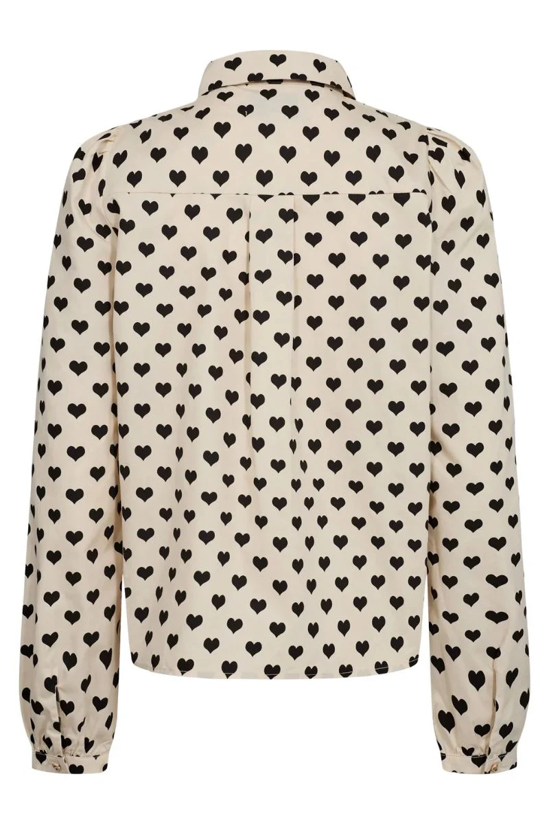 Flora Ls Blouse | Black Heart | Bluse fra Liberté - Image 4