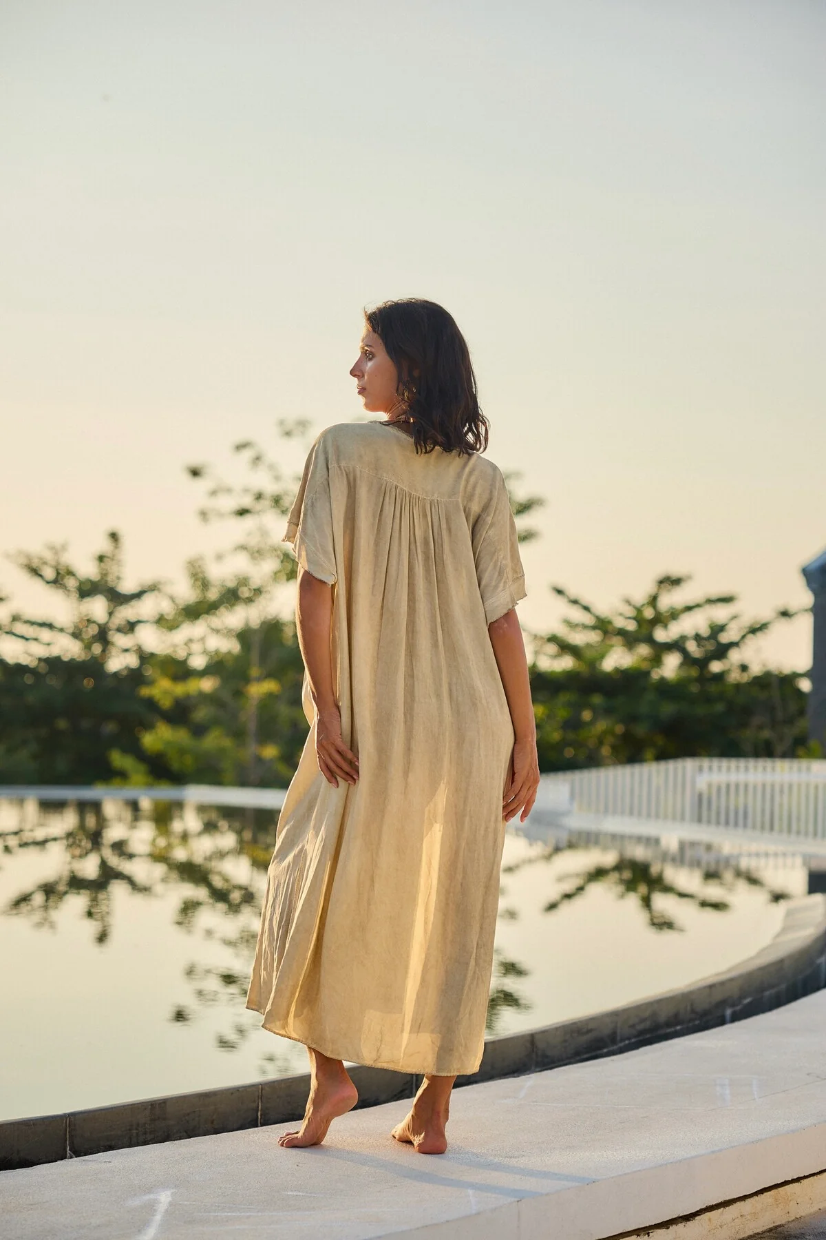 Flow Kimono | Beige | Kimono fra Atelier C - Image 2
