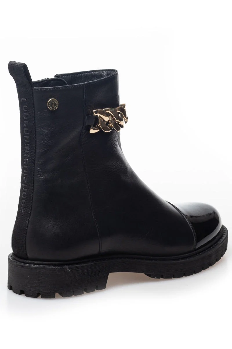 Flower Eyes | Black/Gold/Patent | Støvler fra Copenhagen Shoes - Image 6