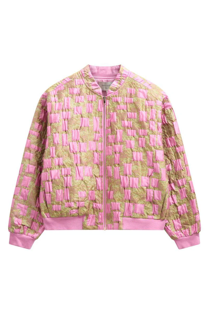 Flowy Jacket 208082 | Pale Mauve W. Wild Orchid | Jakke fra Freequent - Image 2