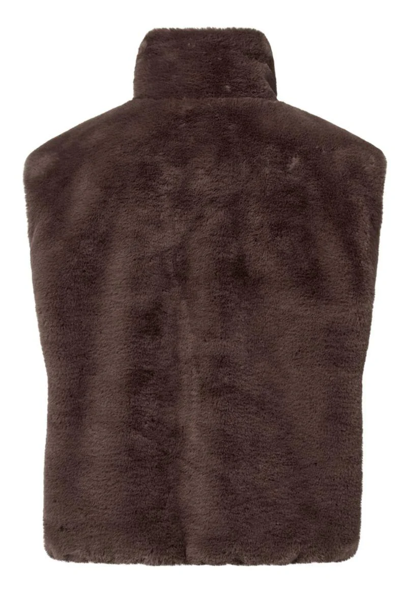 Fony Waistcoat 206471 | Morel | Jakke fra Freequent - Image 4