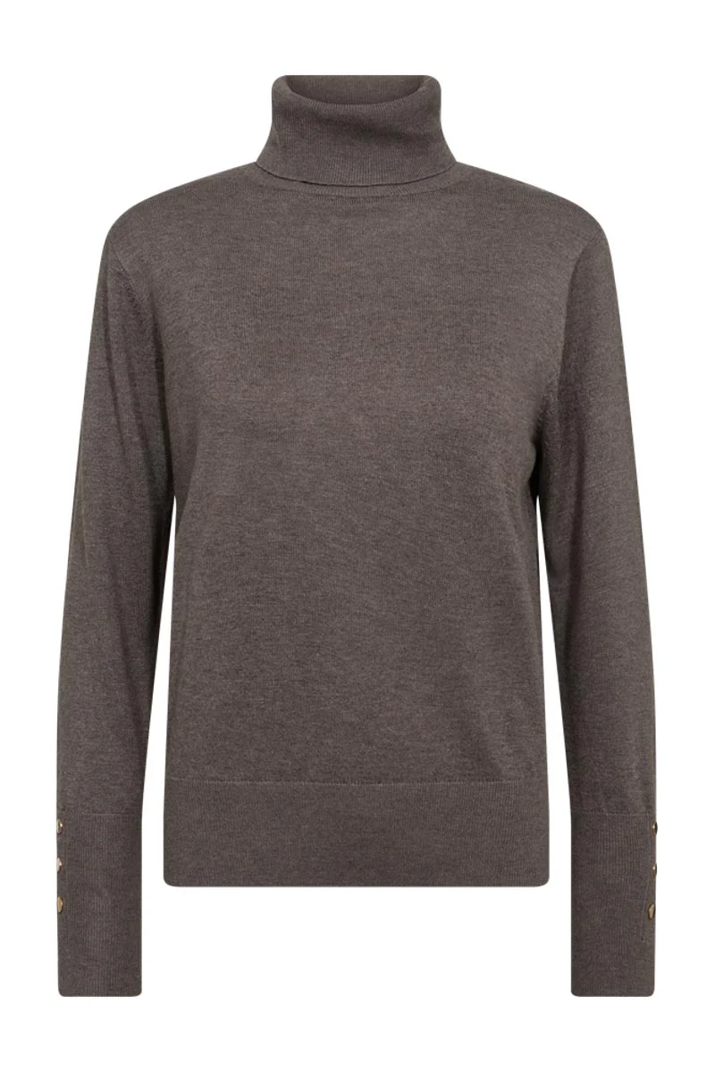 Katie Pullover | Morel Melange | Strik fra Freequent - Image 2