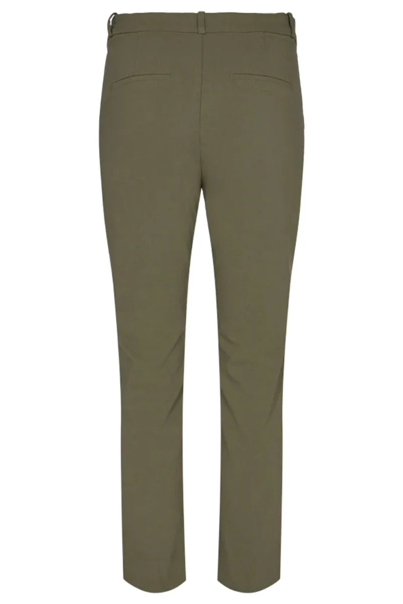 Solvej Ankle Pa | Olive Night | Bukser fra Freequent - Image 2