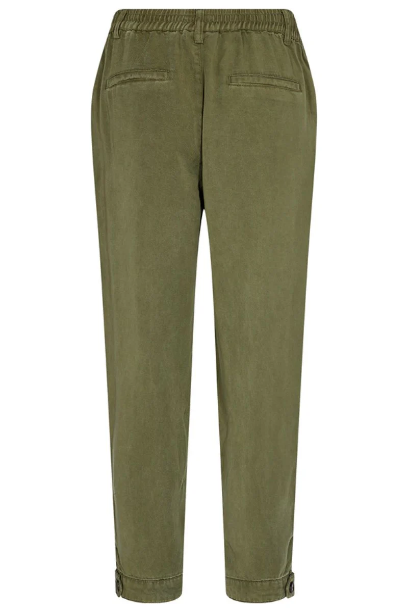 Toba Pants | Deep Lichen Green | Bukser fra Freequent - Image 2