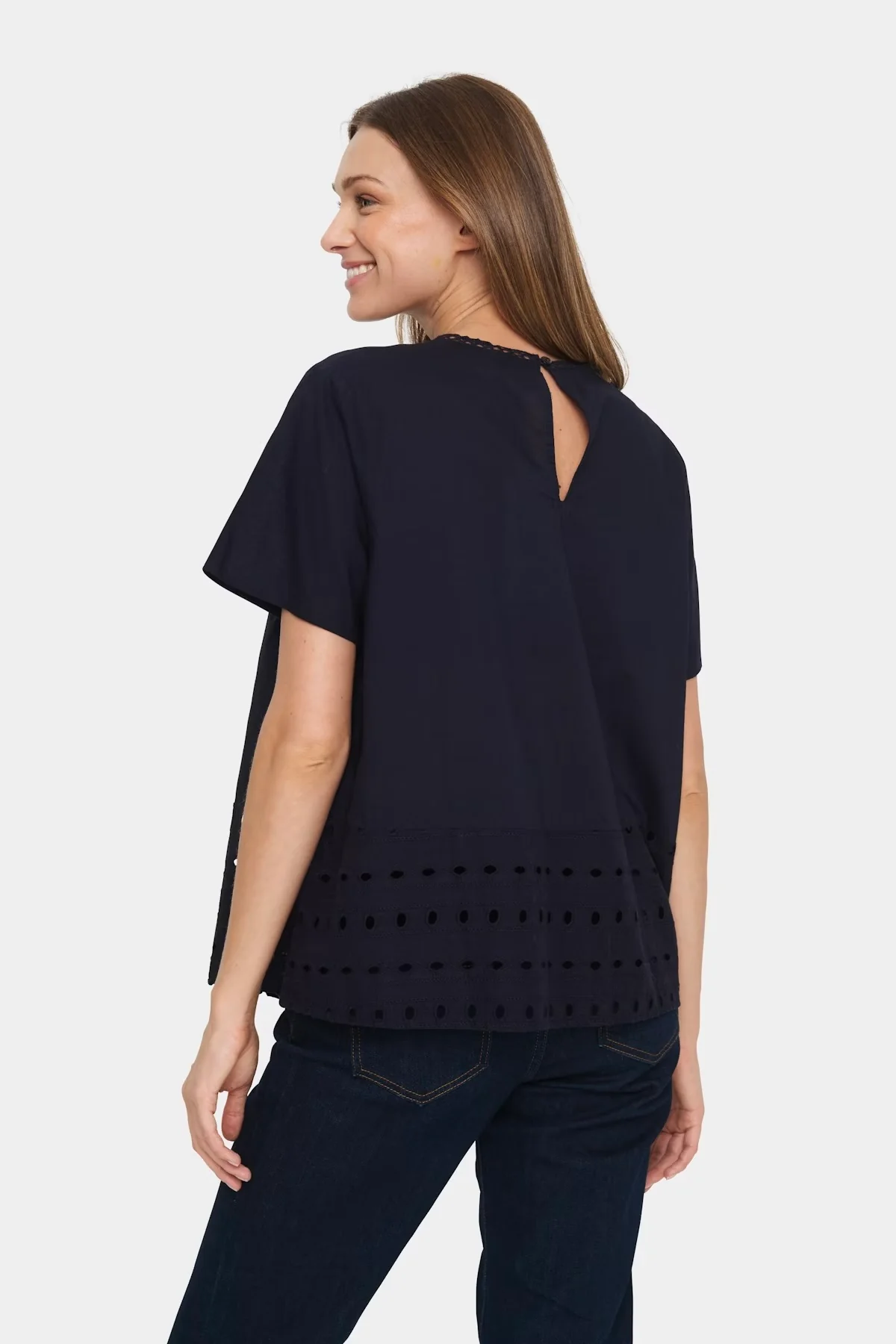 Frajasz Blouse | Night Sky | Bluse fra Saint Tropez - Image 4