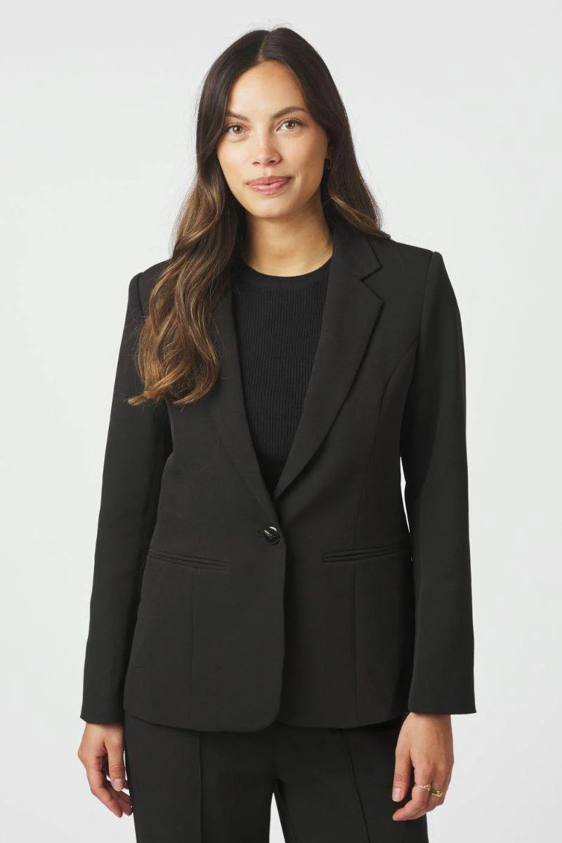 Francine Suit Blazer | Black | Blazer fra Neo Noir - Image 2