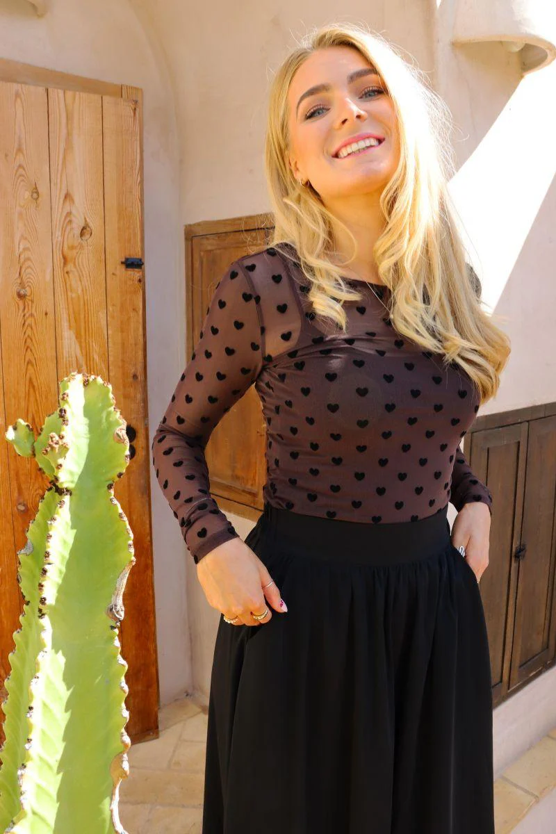Frede Long Skirt | Black | Nederdel fra Liberté - Image 5