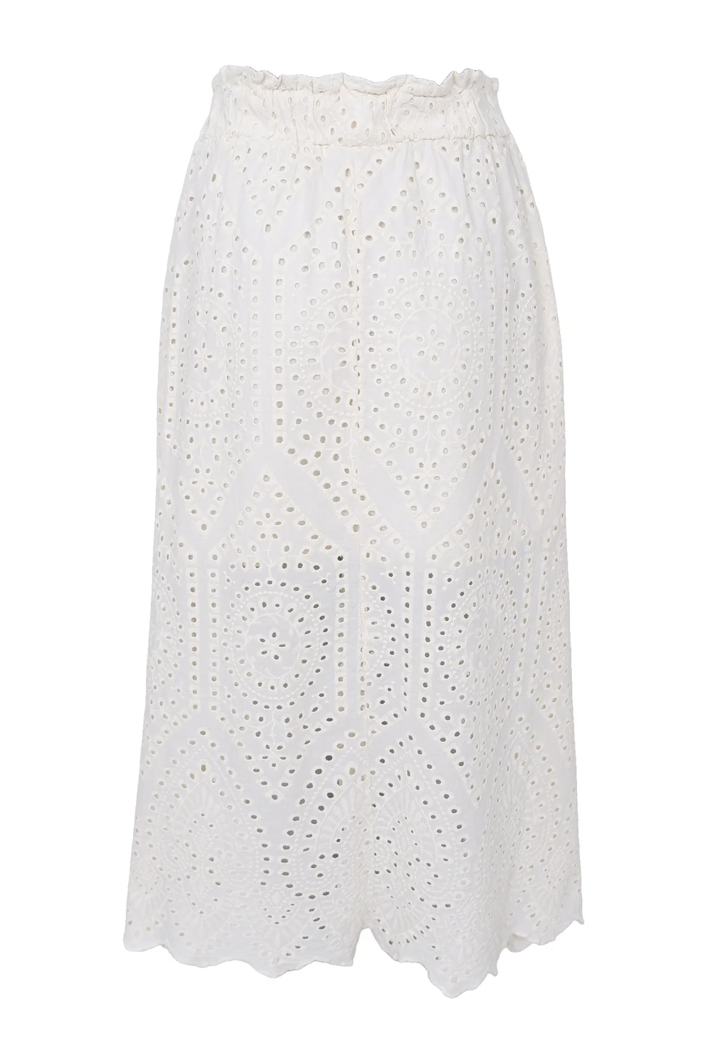 Frey Lace Skirt | Creme | Nederdel fra Black Colour - Image 4