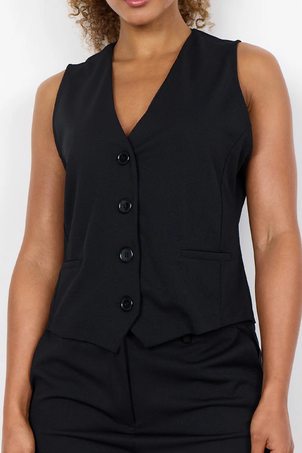 Freya Waistcoat | Black | Vest fra French Laundry - Image 3