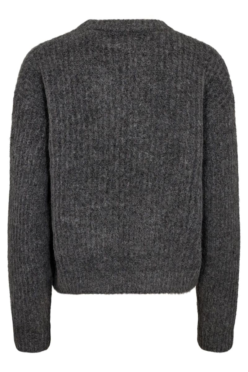 Fro Bow Pullover | Dark Grey | Strik fra Liberté - Image 4