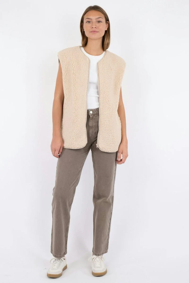 Funder Teddy Vest | Sand | Vest fra Neo Noir - Image 8