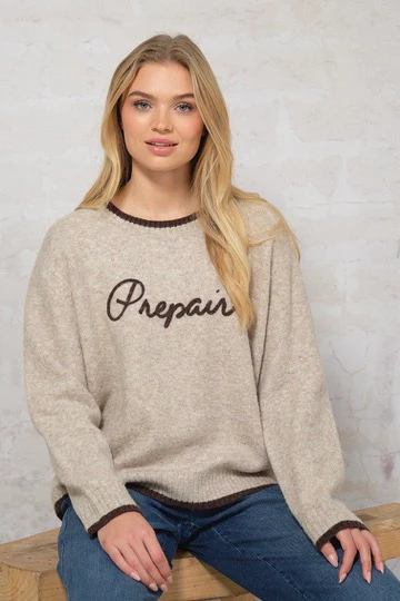 Gabrielle Knit 2916 | Sand Brown | Strik fra Prepair
