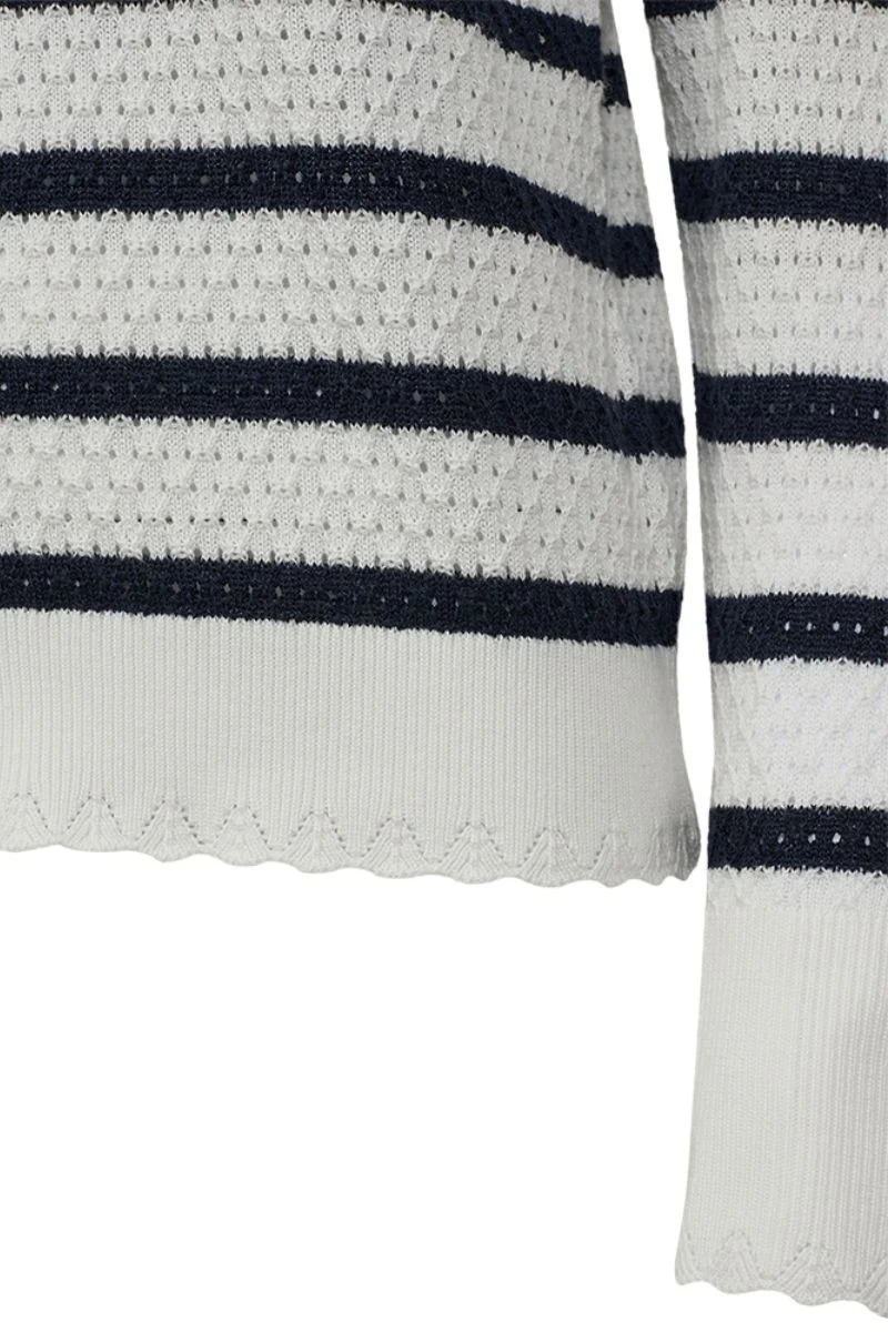 Gina Cardigan 205509 | Off-White W. Navy Blazer | Cardigan fra Freequent - Image 6