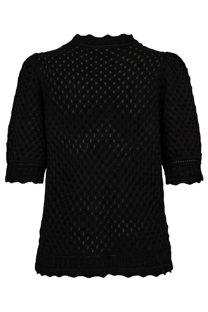 Gina Pullover 204511 | Black | Strik fra Freequent - Image 2