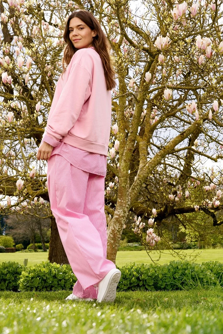 Gisele Pant | Fuxia Stripe | Bukser fra Marta du Chateau - Image 5