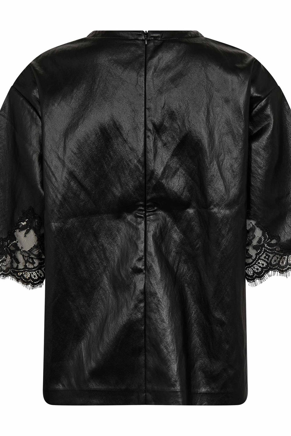 Gitt Box Lace Tee 45105 | Black | Bluse fra Co'couture - Image 6