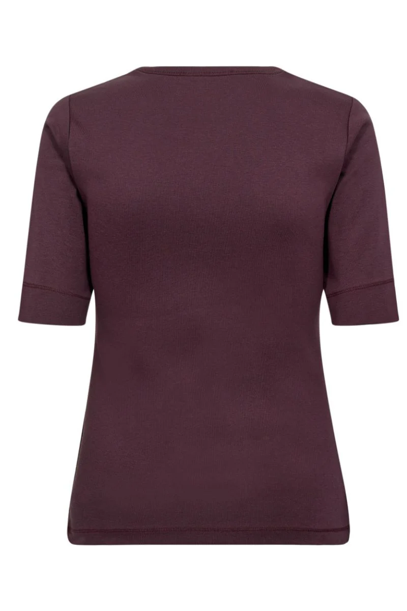 Granny Embroidery SS Tee 33166 | Winered | T-Shirt fra Co'couture - Image 7