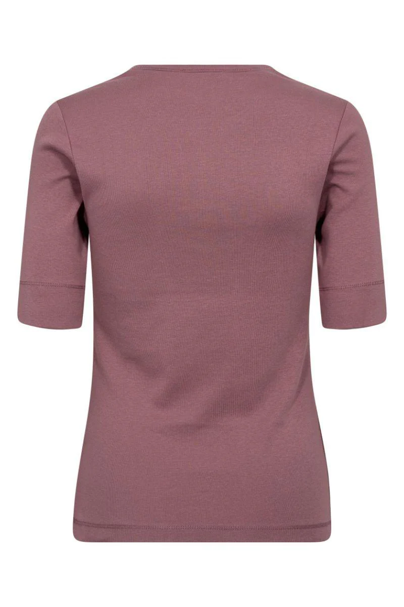 Granny SS Tee 33016 | Old Rose | T-Shirt fra Co'couture - Image 4