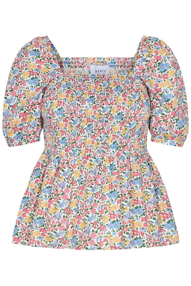 Gro Top | Multicolor Flower | Top fra Liberté