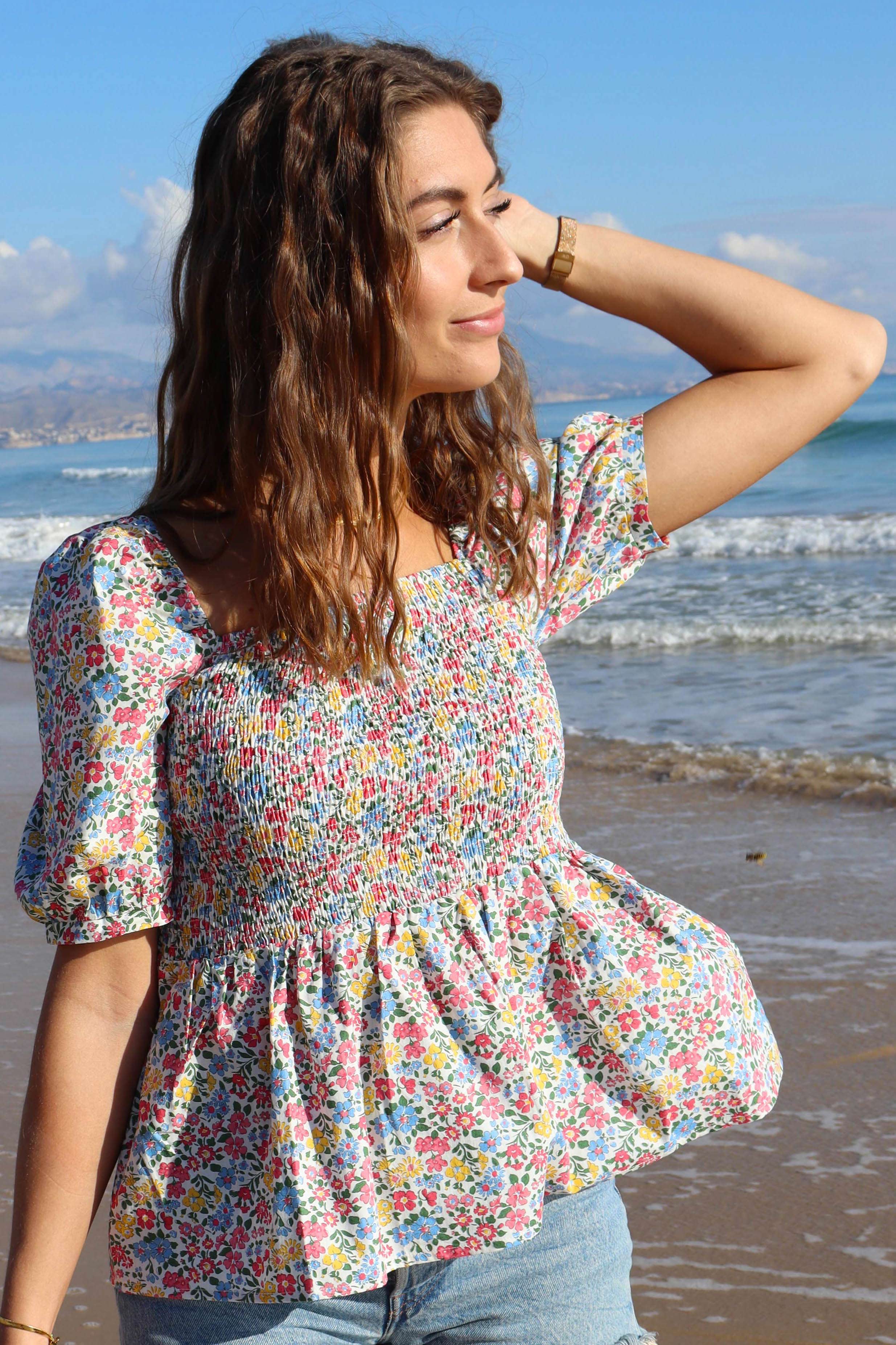 Gro Top | Multicolor Flower | Top fra Liberté - Image 2