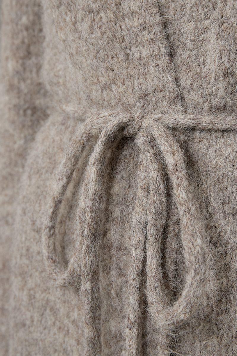 Grslulu Cardigan 206860 | Desert Taupe Melange | Cardigan fra Freequent - Image 3