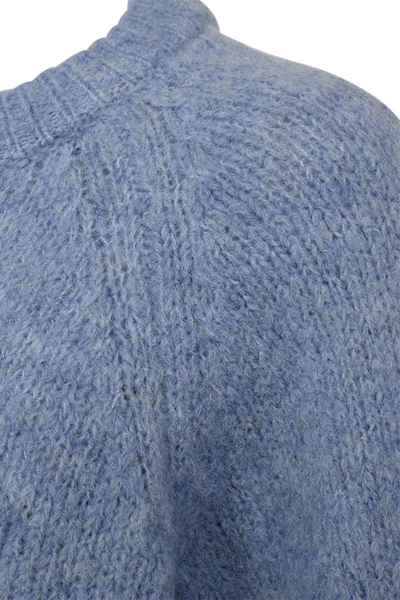 Grslulu Pullover 205507 | Vista Blue Melange | Strik fra Freequent - Image 5