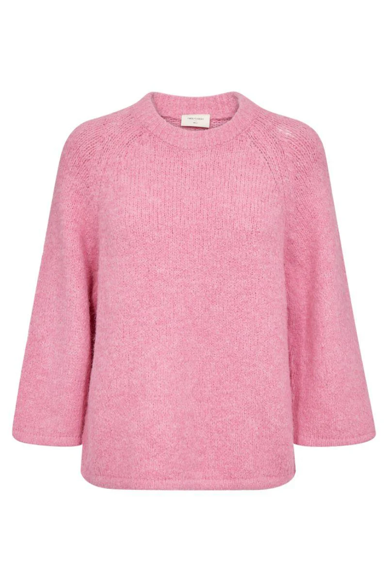 Grslulu Pullover 205507 | Wild Orchid Melange | Strik fra Freequent