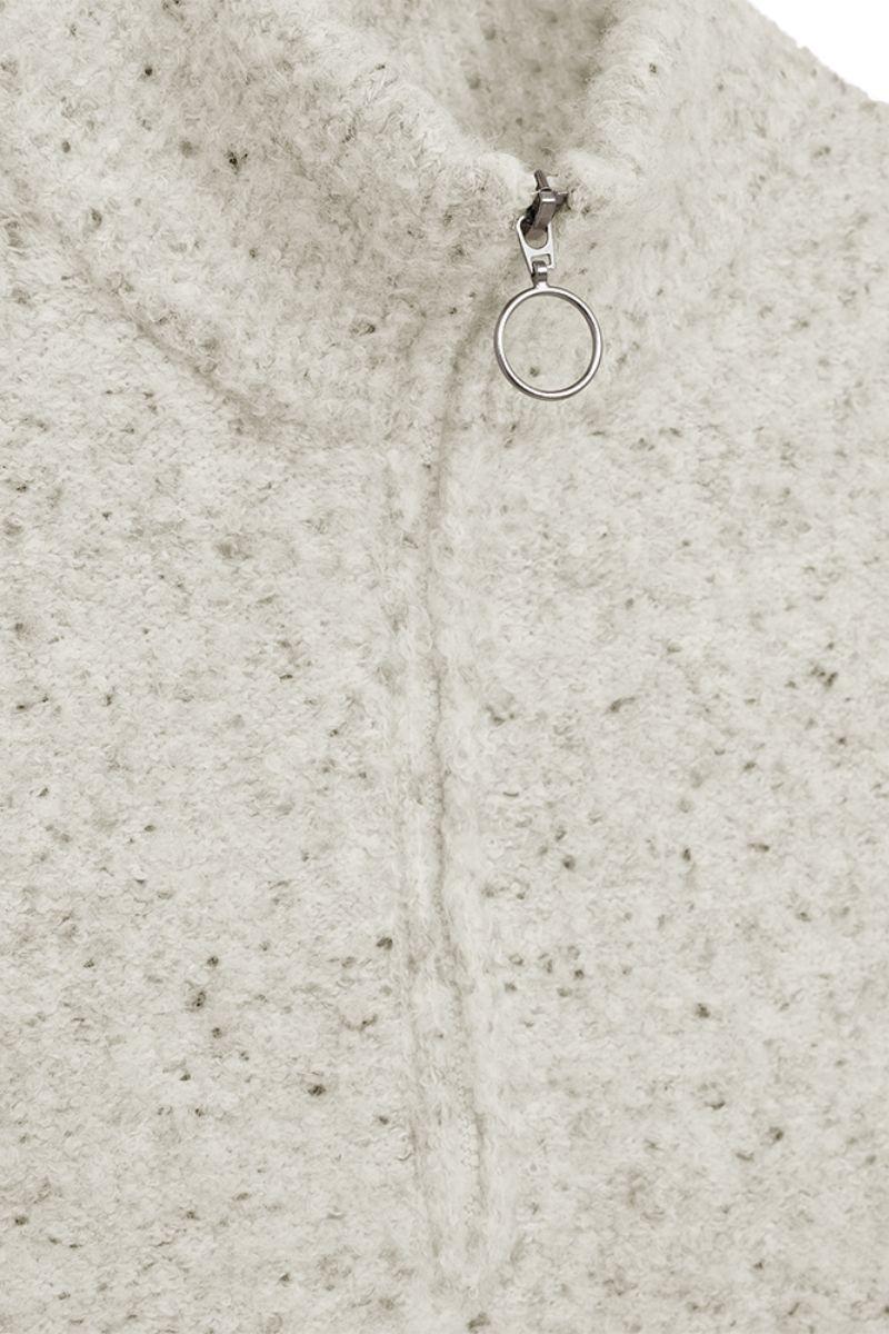 Grsnemes Waistcoat 206732 | Moonbeam Melange | Strik fra Freequent - Image 5