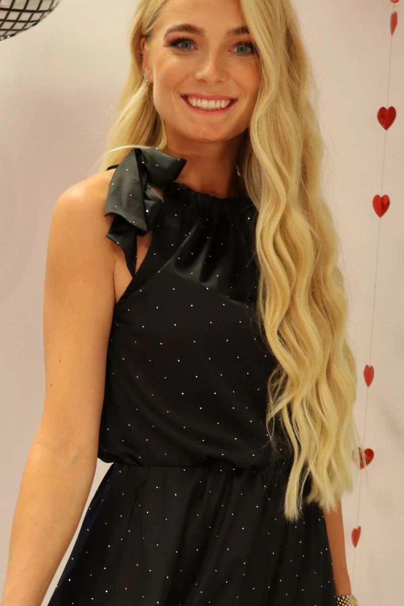Hailey Halterneck Top | Black Diamond | Bluse fra Liberté - Image 6