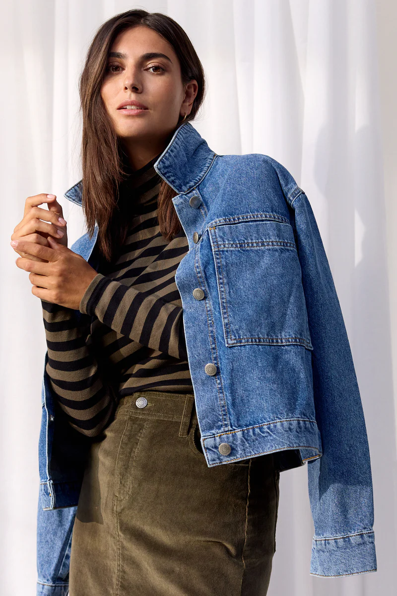 Hannah Jacket | Denim jakke fra French Laundry - Image 4