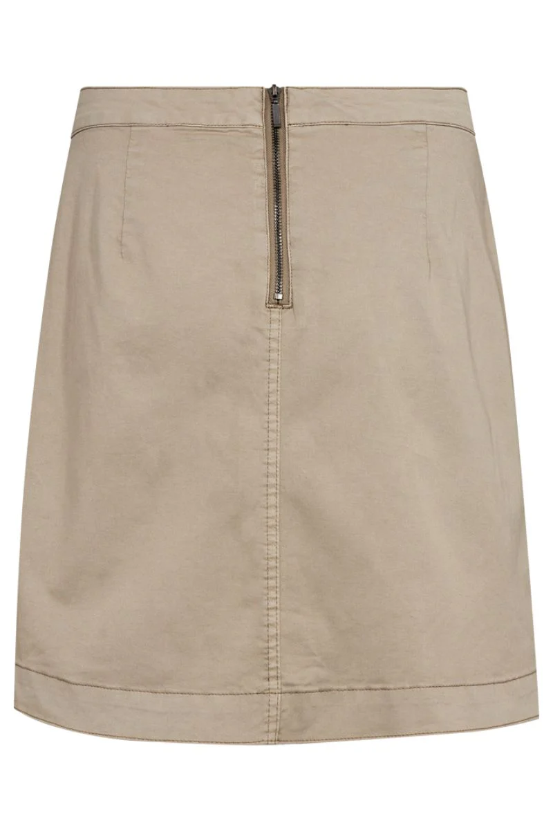 Haysol Skirt 204163 | Simply Taupe | Nederdel fra Freequent - Image 4