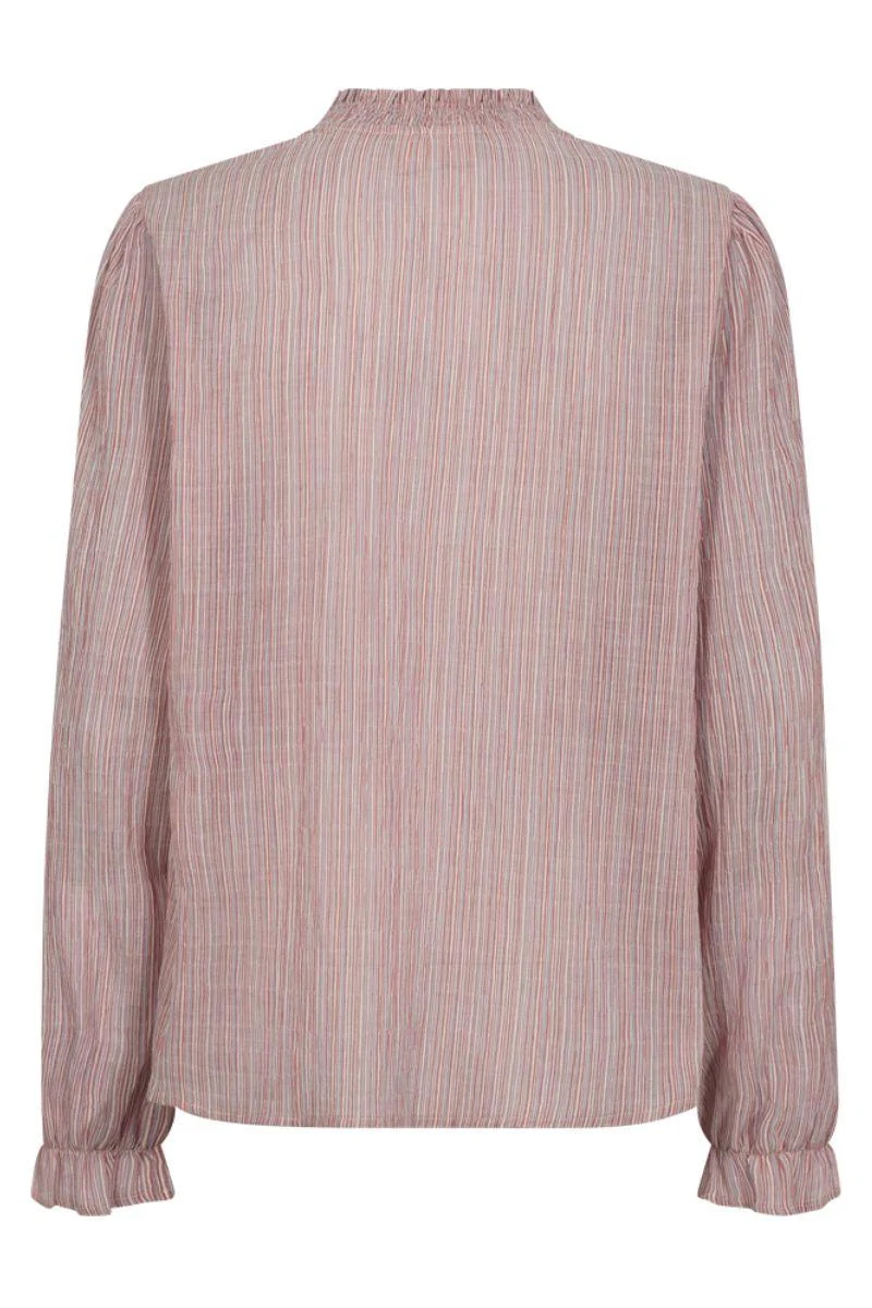 Helly Blouse 206314 | Moonbeam W. Baked Apple | Bluse fra Freequent - Image 5