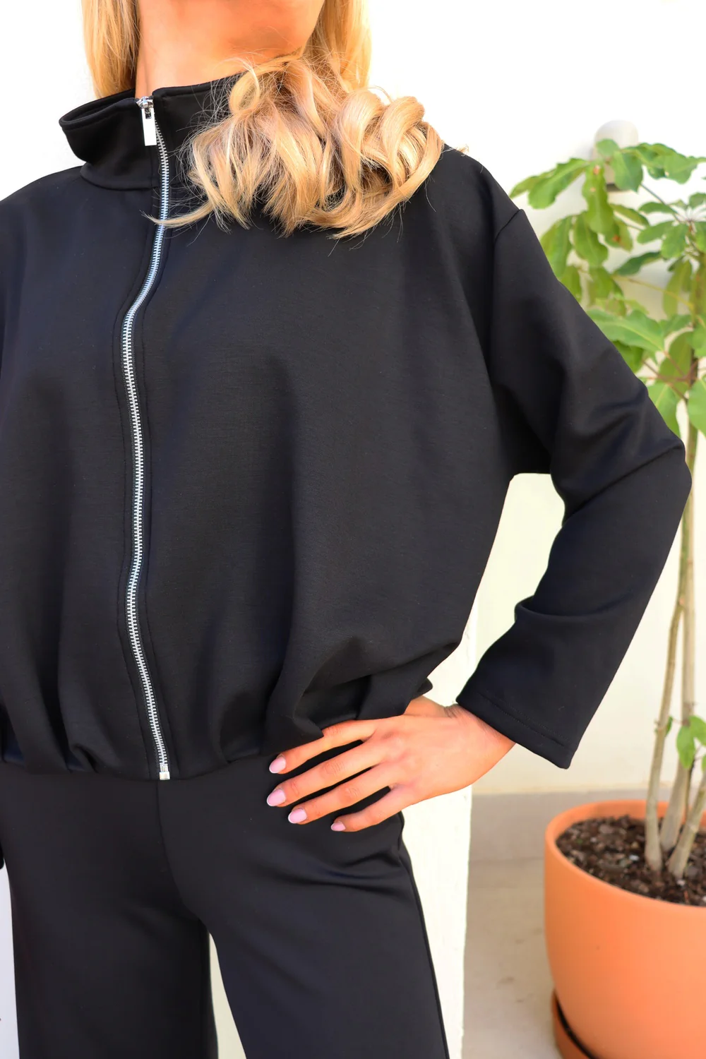 Henne Baloon Jacket | Black | Jakke fra Liberté