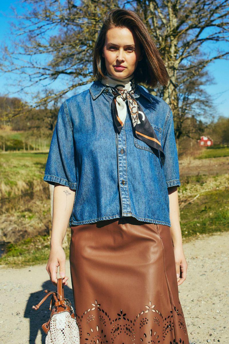 Henri Skirt 206374 | Mustang | Nederdel fra Freequent - Image 6