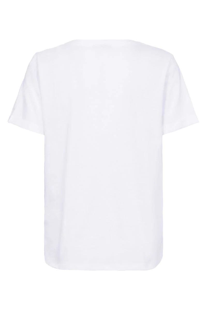 Hezel Tee 206100 | Brilliant White | T-shirt fra Freequent - Image 2