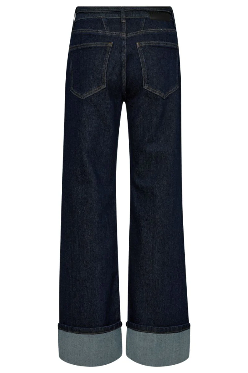 Hubby Reverse Ankle Jeans 31290 | Dark Denim | Bukser fra Co'couture - Image 4