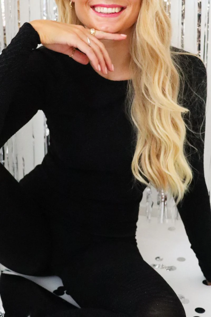 Ibi Ls Blouse | Sort | Bluse fra Liberté - Image 2