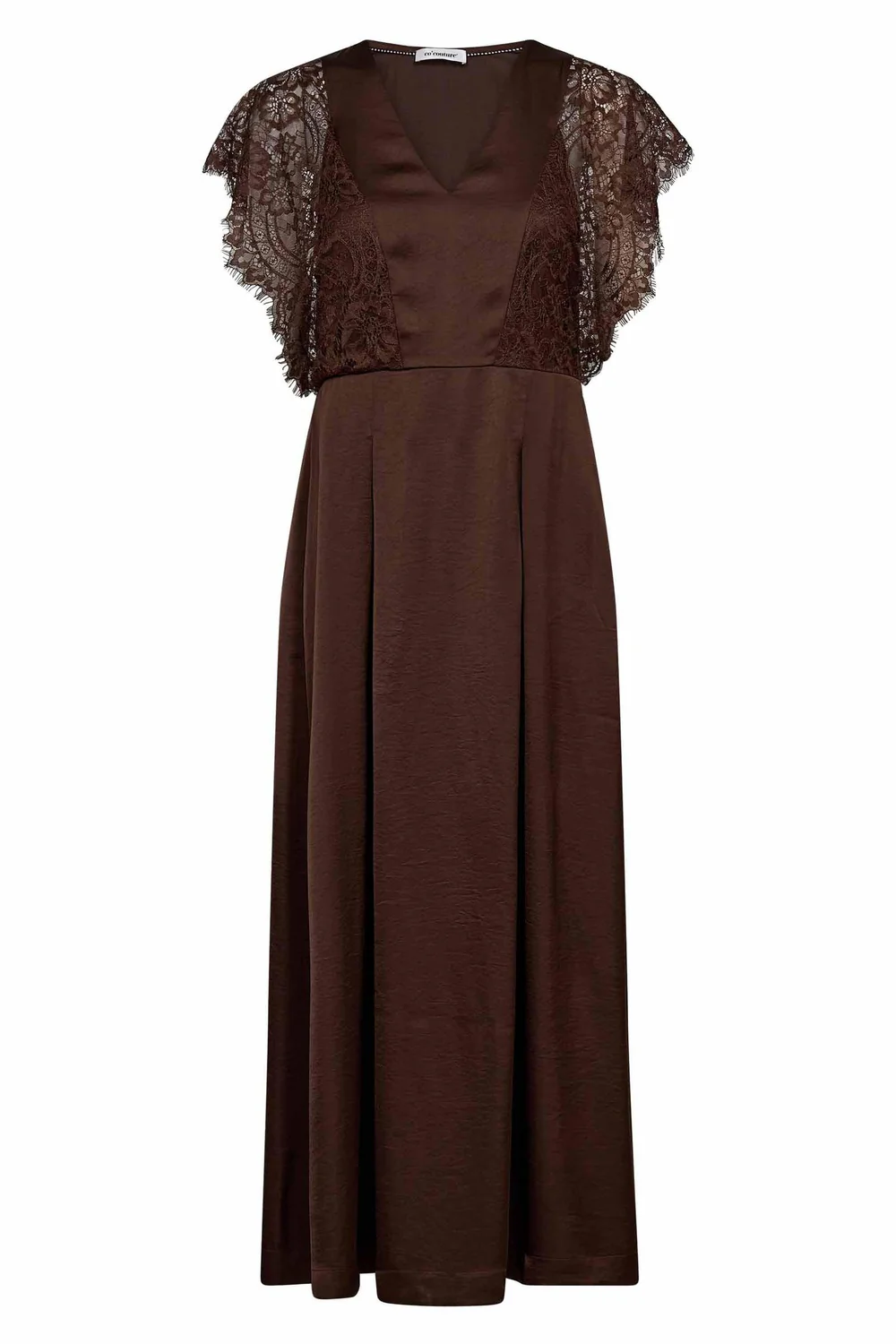 Iduncc Lace Dress | Dark Brown | Kjole fra Co'Couture - Image 2