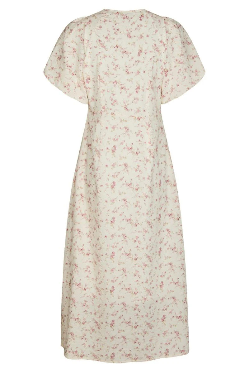 Illana Print Dress | Dusty Rose | Kjole fra Neo Noir - Image 3