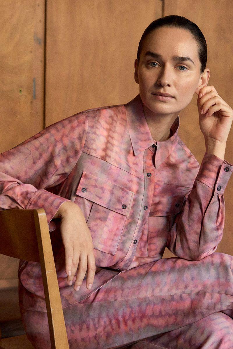 Ilona shirt | Red Tones | Skjorte fra Gustav - Image 2