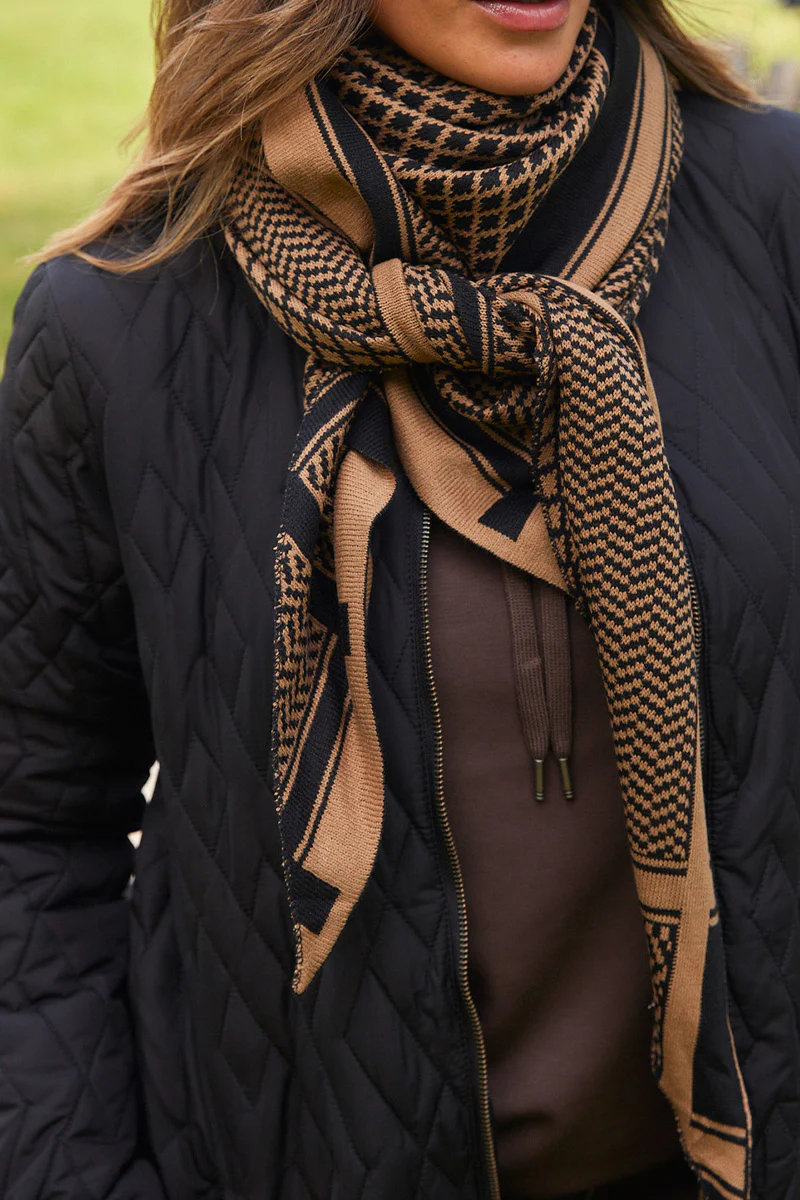 Imperial Scarf | Desert brown combi | Tørklæde fra French Laundry - Image 2