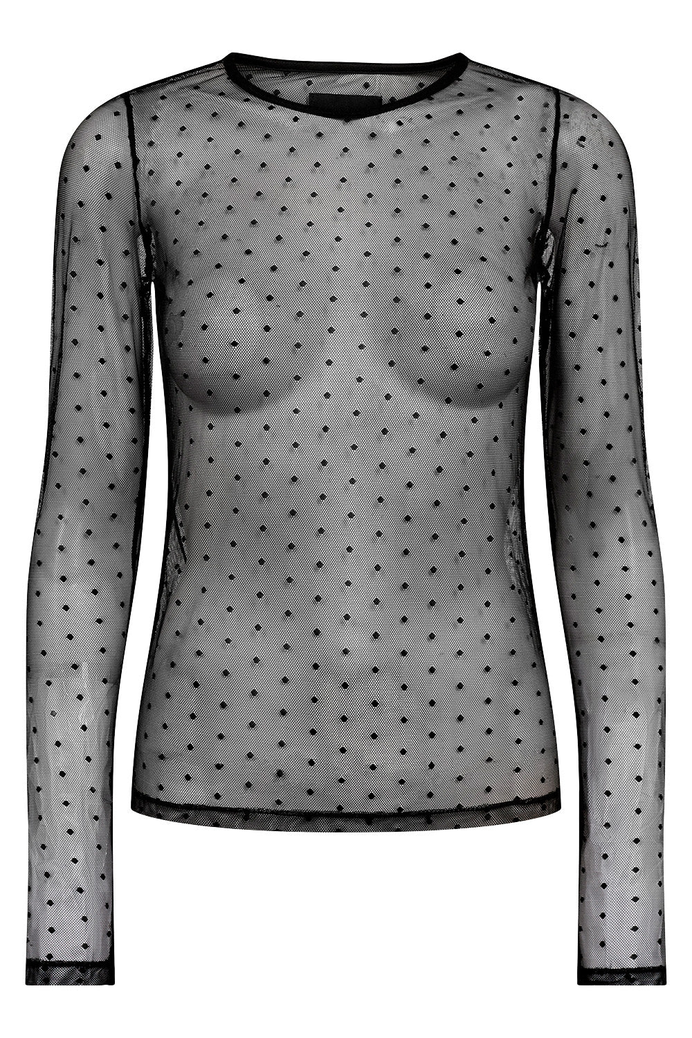 Isa Ls Lace Blouse | Black Dot | Bluse fra Liberté - Image 2