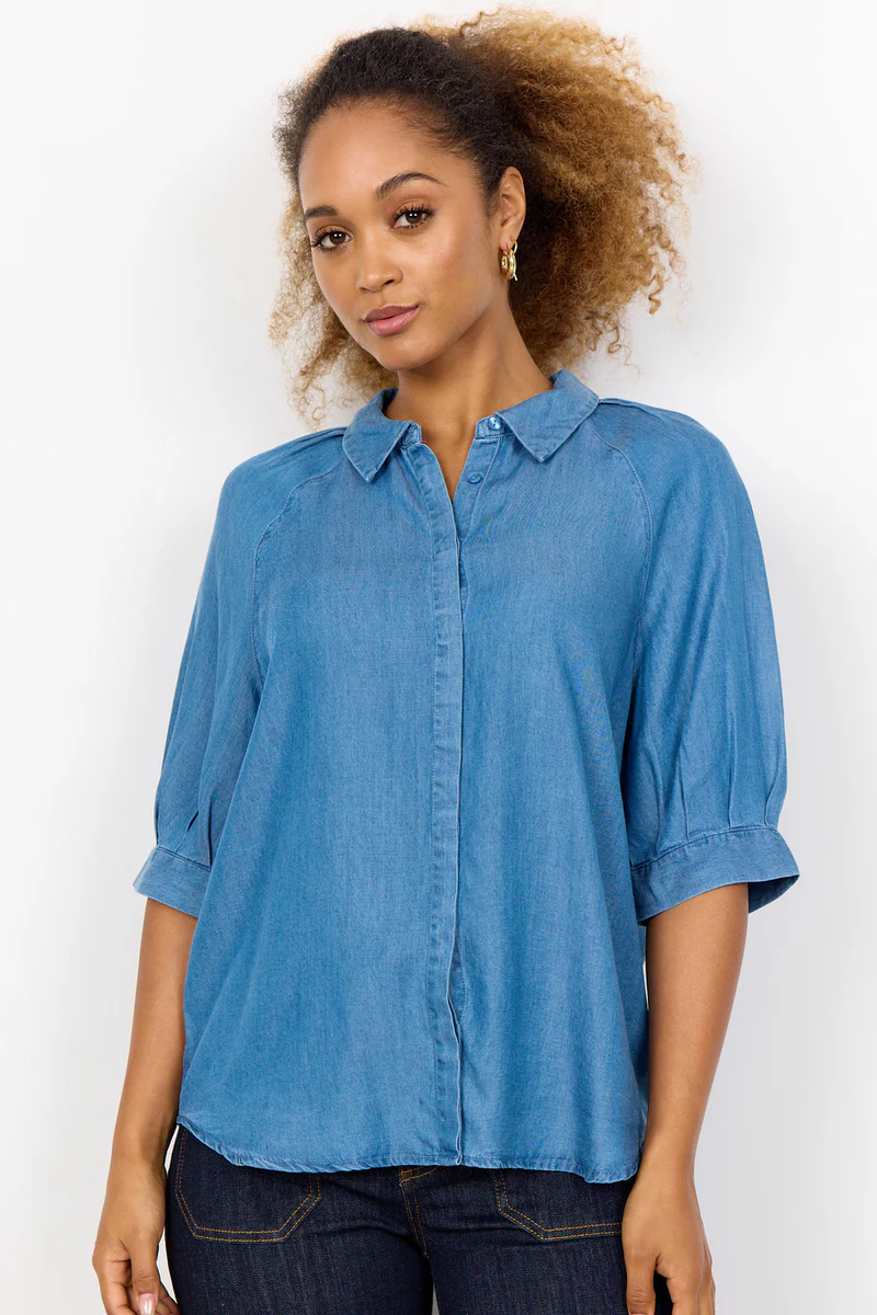 Isabel Shirt | Blå | Skjorte fra French Laundry - Image 5