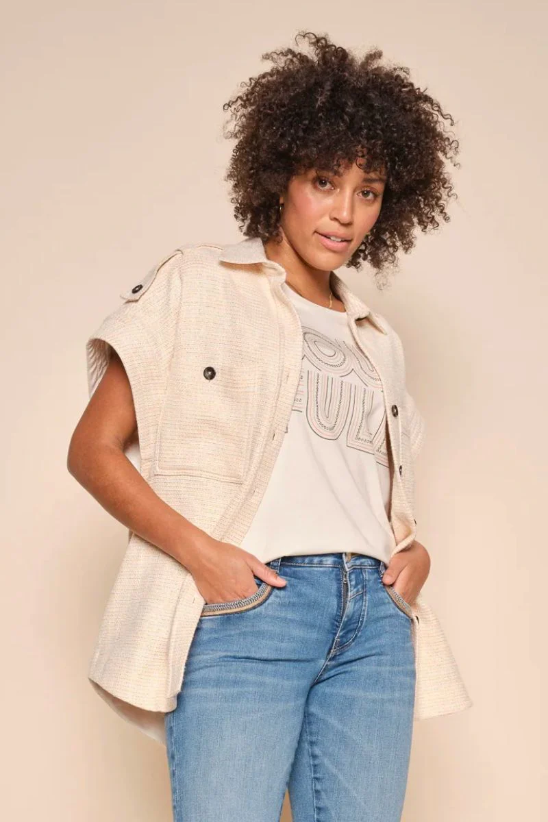 Isola Sim Vest | Coral Reef | Jakke fra Mos Mosh - Image 2